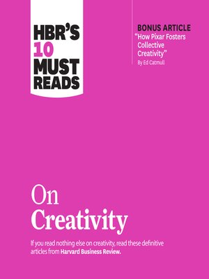 HBR's 10 Must Reads on Creativity - Audiobook